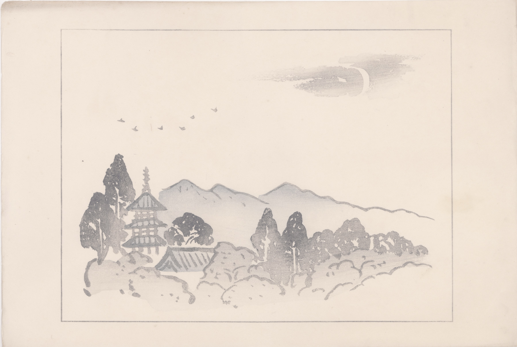 Nara from the Picture Album of the Thirty-Three Pilgrimage Places of the Western Provinces